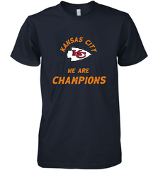 KC Kansas City Tribal Arrowhead we are Champions Men's Premium T-Shirt Men's Premium T-Shirt - HHHstores