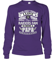 NFL The Only Thing I Love More Than Being A Oakland Raiders Fan Is Being A Papa Football Long Sleeve T-Shirt Long Sleeve T-Shirt - HHHstores