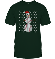UGLY CHRISTMAS Baseball Snowman Holiday Santa Funny Men Gift Men's T-Shirt Men's T-Shirt - HHHstores