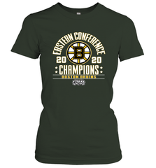 NHL Boston Bruins Fanatics 2020 Eastern Conference Champions Defensive Zone Women's T-Shirt Women's T-Shirt - HHHstores