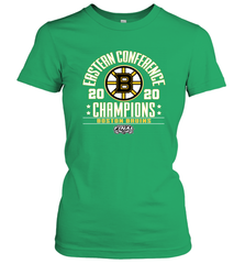 NHL Boston Bruins Fanatics 2020 Eastern Conference Champions Defensive Zone Women's T-Shirt Women's T-Shirt - HHHstores