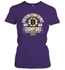 NHL Boston Bruins Fanatics 2020 Eastern Conference Champions Defensive Zone Women's T-Shirt Women's T-Shirt - HHHstores