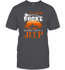 My Broom Broke So Now I Drive A Jeep Funny Witch Halloween Men's T-Shirt Men's T-Shirt - HHHstores