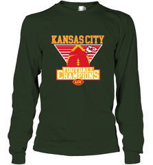 Kansas City Old School Football _ The City Of Champions LIV Long Sleeve T-Shirt Long Sleeve T-Shirt - HHHstores