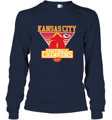 Kansas City Old School Football _ The City Of Champions LIV Long Sleeve T-Shirt Long Sleeve T-Shirt - HHHstores