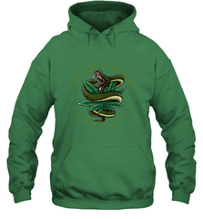 The Green Mamba, Cannabist, Weed Grower Pot Smoker Hooded Sweatshirt Hooded Sweatshirt - HHHstores