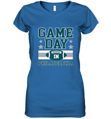NFL Philadelphia Philly Game Day Football Home Team Women's V-Neck T-Shirt Women's V-Neck T-Shirt - HHHstores