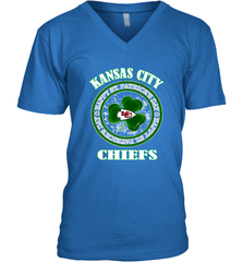 NFL Kansas City Chiefs Logo Happy St Patrick's Day Men's V-Neck Men's V-Neck - HHHstores