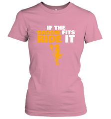 If the broom fits, ride it funny Halloween Witch Women's T-Shirt Women's T-Shirt - HHHstores