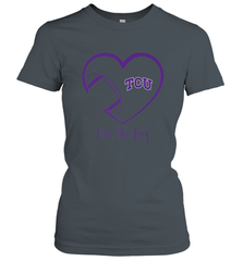 TCU Horned Frogs Football Inside Heart  Team Women's T-Shirt Women's T-Shirt - HHHstores