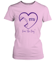 TCU Horned Frogs Football Inside Heart  Team Women's T-Shirt Women's T-Shirt - HHHstores