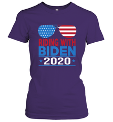 Riding With Biden Joe Biden 2020 For President Vote Gift Women's T-Shirt Women's T-Shirt - HHHstores