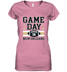 NFL New Orleans La. Game Day Football Home Team Women's V-Neck T-Shirt Women's V-Neck T-Shirt - HHHstores