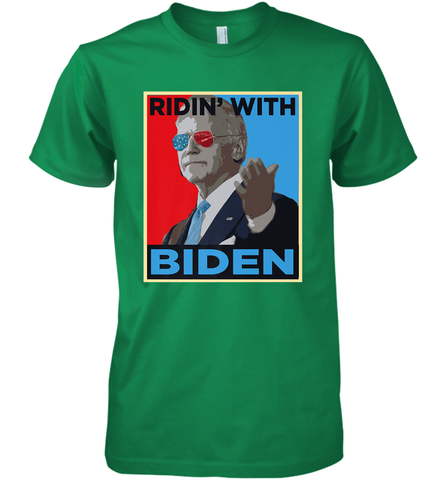 Ridin With Biden _ Hope Poster Parody Men's Premium T-Shirt