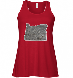 Oregon Pride Tee, Oregon Coast Tshirt, Forest Tree Women's Racerback Tank