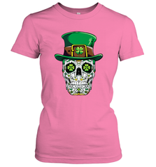 Sugar Skull Leprechaun T Shirt St Patricks Day Women Men Women's T-Shirt Women's T-Shirt - HHHstores