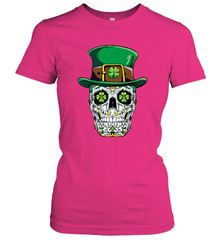 Sugar Skull Leprechaun T Shirt St Patricks Day Women Men Women's T-Shirt Women's T-Shirt - HHHstores