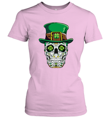 Sugar Skull Leprechaun T Shirt St Patricks Day Women Men Women's T-Shirt Women's T-Shirt - HHHstores