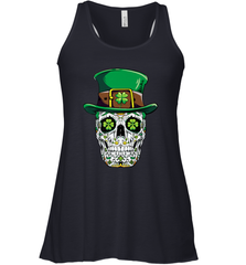 Sugar Skull Leprechaun T Shirt St Patricks Day Women Men Women's Racerback Tank Women's Racerback Tank - HHHstores