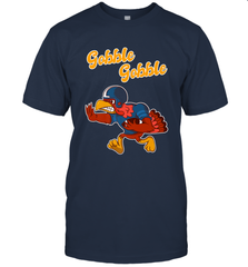Turkey Football Shirt Funny Thanksgiving Turkey Gobble Gift Men's T-Shirt Men's T-Shirt - HHHstores