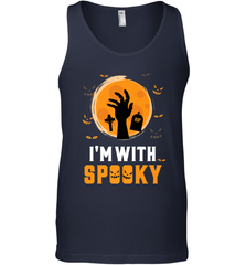 I'm With Spooky  Scary Halloween Costume Gift Men's Tank Top Men's Tank Top - HHHstores