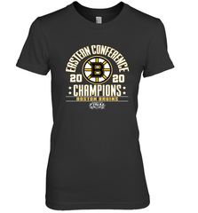 NHL Boston Bruins Fanatics 2020 Eastern Conference Champions Defensive Zone Women's Premium T-Shirt Women's Premium T-Shirt - HHHstores