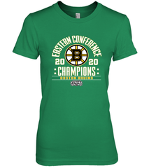 NHL Boston Bruins Fanatics 2020 Eastern Conference Champions Defensive Zone Women's Premium T-Shirt Women's Premium T-Shirt - HHHstores