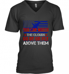 You can watch the clouds go by or fly above them 01 Men's V-Neck Men's V-Neck - HHHstores
