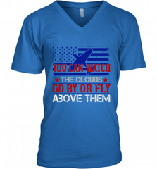 You can watch the clouds go by or fly above them 01 Men's V-Neck Men's V-Neck - HHHstores