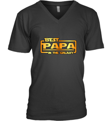 The best Papa in the galaxy Men's V-Neck Men's V-Neck - HHHstores