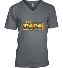 The best Papa in the galaxy Men's V-Neck Men's V-Neck - HHHstores