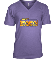The best Papa in the galaxy Men's V-Neck Men's V-Neck - HHHstores
