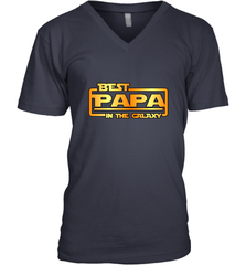 The best Papa in the galaxy Men's V-Neck Men's V-Neck - HHHstores