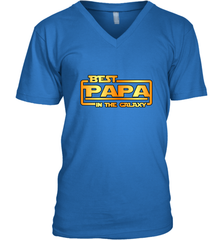 The best Papa in the galaxy Men's V-Neck Men's V-Neck - HHHstores