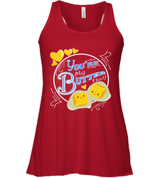 You Are My Butter Half Funny Women's Racerback Tank