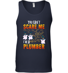 You Can't Scare Me I'm A Plumber T Shirt Plumber Halloween Men's Tank Top Men's Tank Top - HHHstores