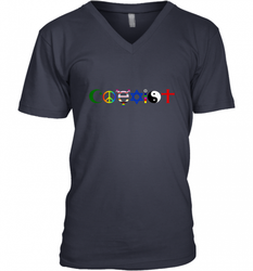 Coexist Men's V-Neck