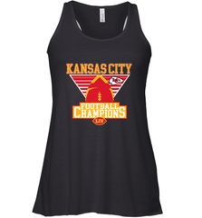 Kansas City Old School Football _ The City Of Champions LIV Women's Racerback Tank Women's Racerback Tank - HHHstores