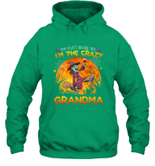 You can't scare me I'm the crazy grandma halloween Hooded Sweatshirt Hooded Sweatshirt - HHHstores