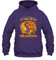 You can't scare me I'm the crazy grandma halloween Hooded Sweatshirt Hooded Sweatshirt - HHHstores
