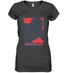 Marvel Avengers Endgame Ant Man Pop Art Women's V-Neck T-Shirt