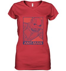 Marvel Avengers Endgame Ant Man Pop Art Women's V-Neck T-Shirt Women's V-Neck T-Shirt - HHHstores