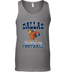 Dallas Thanksgiving Day Funny Turkey Playing Texas Football Premium T Shirt Men's Tank Top Men's Tank Top - HHHstores