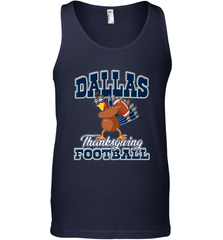 Dallas Thanksgiving Day Funny Turkey Playing Texas Football Premium T Shirt Men's Tank Top Men's Tank Top - HHHstores
