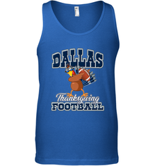Dallas Thanksgiving Day Funny Turkey Playing Texas Football Premium T Shirt Men's Tank Top Men's Tank Top - HHHstores