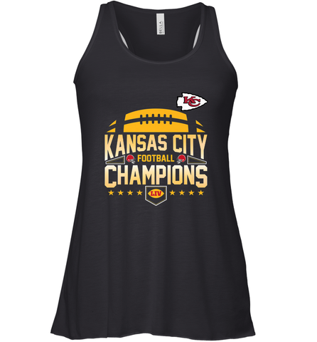 Kansas City Football _ The City Of Champions LIV Women's Racerback Tank Women's Racerback Tank / Black / XS Women's Racerback Tank - HHHstores