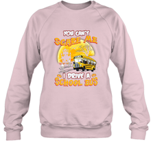 You Can't Scare Me I Drive School Bus Halloween Gift Crewneck Sweatshirt Crewneck Sweatshirt - HHHstores