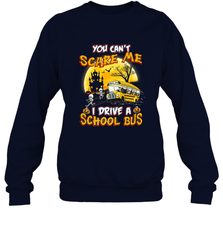 You Can't Scare Me I Drive School Bus Halloween Gift Crewneck Sweatshirt Crewneck Sweatshirt - HHHstores