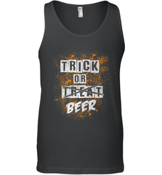 Trick or Beer Funny Halloween Trick or Treat Men's Tank Top