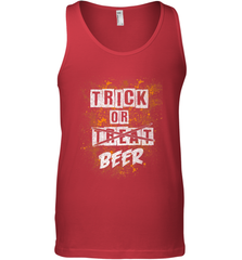 Trick or Beer Funny Halloween Trick or Treat Men's Tank Top Men's Tank Top - HHHstores